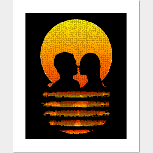 Romantic Sunset Posters and Art